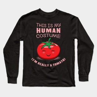 Tomato Human Costume Long Sleeve T-Shirt